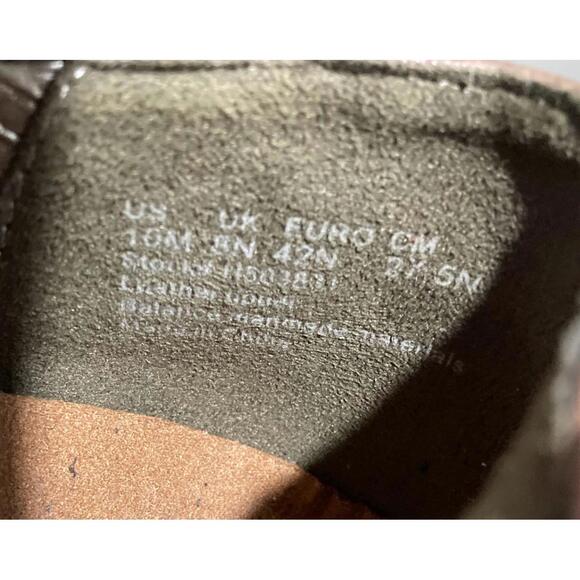 Hush Puppies Chocolate Leather Flats Ballet Shoes Women's Size 10 - Picture 2 of 12